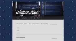Desktop Screenshot of ickypie.com
