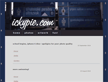 Tablet Screenshot of ickypie.com
